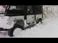 tackling the snow up holme moss 2013