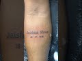 Name tattoo