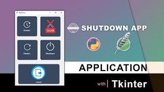 how to make shutdown app using python | code harsh