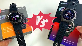 COMPARATIVO ENTRE SMARTWATCHS ZEBLAZE STRATOS 2 COM GPS E NOVO VIBE 7 PRO. QUAL VOCÊ DEVE ESCOLHER!