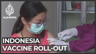 Indonesia begins vaccine roll-out for 180 million