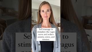 Self-massage to reduce anxiety, stress, and tension
