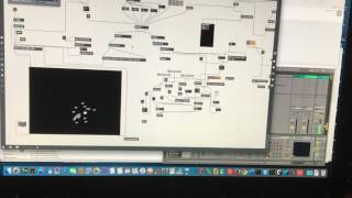 First "Flocking Algorithm" Max7 Test