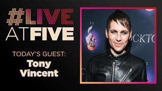 Broadway.com #LiveatFive with Tony Vincent of ROCKTOPIA