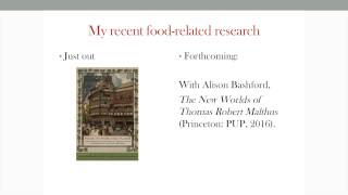 Harvard Food+ Research Symposium: Joyce Chaplin