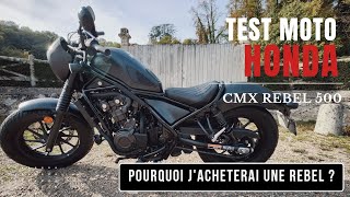 RETOUR sur ce que JE PRÉFÈRE sur la Honda Rebel 500 | ESSAI MOTO