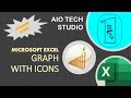 How to Make Microsoft Excel Graph with Icons - AIO Tech Studio