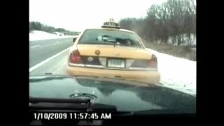 Caught on Tape: Taxi cab shooting