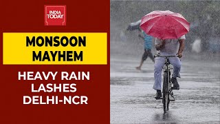 Monsoon Mayhem: Heavy Rain Lashes Delhi-NCR For Second Consecutive Day