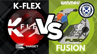 Target K-Flex Vs Winmau Fusion - Who wins?