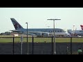 qatar a380 landing and taxing in sydney airport