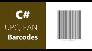 C# How To Creade Scannable Barcodes | Part 5 (CORRECTED THE VIDE ISSUE)