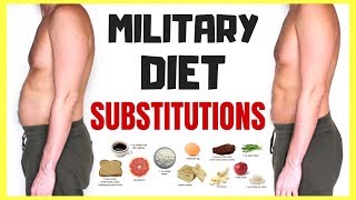 MILITARY DIET SUBSTITUTE FOOD LIST  🍎🥕🥦 Vegan, Vegetarian, Food Allergies | Lose 10 lbs in 3 Days