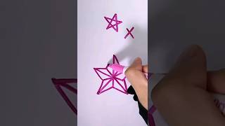 How to draw star 星のゆっくり描き方！ホワイトボード絵！#描き方 #shorts