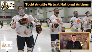 Todd Angilly Virtual National Anthem Prior to Bruins Alumni Game 01/02/2021