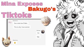 BkDk Exposed 💥 | 1/2 | Mina Exposes Bakugo’s Tiktoks