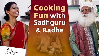 Sadhguru amp Radhe Cook A Ragi Dosa Together  Millet Recipe