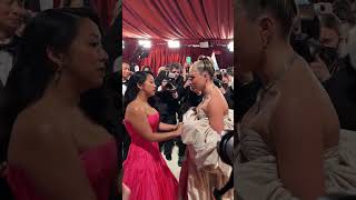 Florence Pugh and Stephanie Hsu at the Oscars Award 2023
