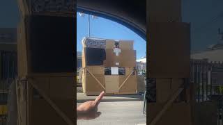 Homeless Man Builds Cardboard Mansion