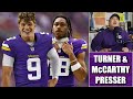 Reaction to Minnesota Vikings JJ McCarthy and Dallas Turner's Introductory Press Conference