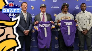Reaction to Minnesota Vikings JJ McCarthy and Dallas Turner's Introductory Press Conference
