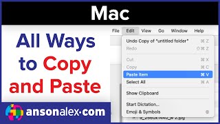 How to Copy and Paste on Mac (All Methods)