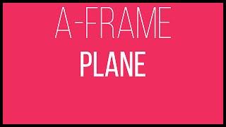 A-Frame WebVR Tutorial 14 - Plane