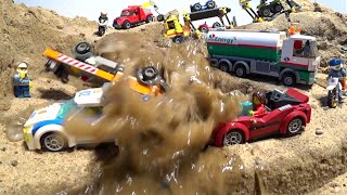 LEGO DAM BREACH VIDEOS PART 9 - LEGO CITY SETS WATER COLLAPSE