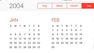 2004 Calendar