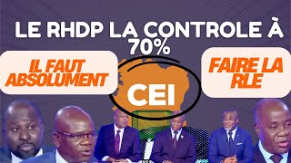 C'EST LE RHDP QUI CONTROLE LA CEI, ELLE MANQUE DE TRANSPARENCE