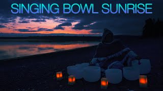Beach Sunrise Singing Bowl Sound Bath (No Talking) Sleep / Meditation / Study / Heal