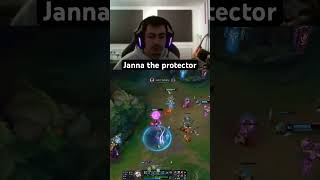 Janna the protector - League Of Legends #leagueoflegends #shorts