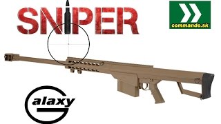 Airsoft Sniper Galaxy G31D Tan manual 6mm