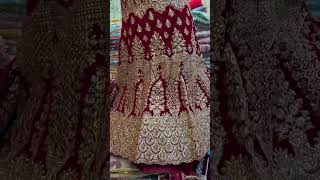 Bridal lehanga l shahzaib fabrics no 37tariq road mateen center gate no1 underground karachi