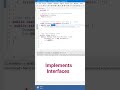 implementation of interface in Java