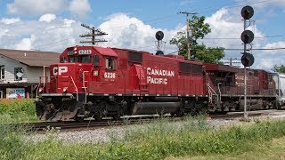 Railfanning the Canadian Pacific and Canadian National in Duplainville, WI