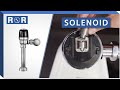 Sloan Optima Flushometer | Solenoid | Repair and Replace