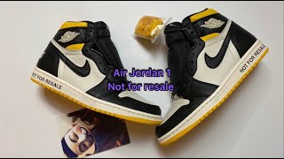 “AIR JORDAN 1 NOT FOR RESALE（喬1 禁止轉賣）”正品or復刻？