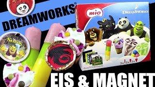 Dreamworks ® Eis zu Dragons / Shrek / Kung Fu Panda / Madagascar - Unboxing & Geschmackstest