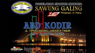 LIVE. PAGELARAN SANDUR MADURA (SAWUNG GALING PIMP: H. PARTO) // TUAN HAJAT ABD. KODIR JAKARTA