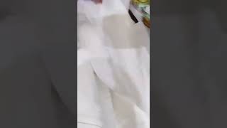 Pure Chinon Dupatta •|• HOW TO CUT AND PACK TUTORIAL •|• FIRST VIDEO