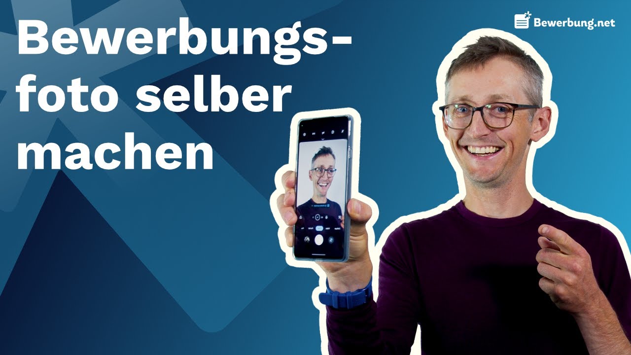 Bewerbungsfoto Selber Machen Mit Dem Handy! - YouTube