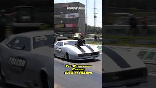 NHRA #TopSportsman Chevy Camaro 6.63 @183mph Quarter Mile #DragRacing