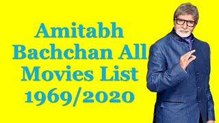 amitabh bachchan all movie list 1969/2020