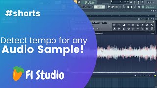 Detect tempo for any Audio Sample - FL Studio #shorts