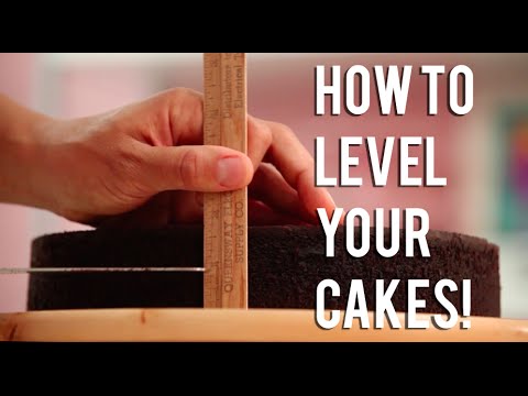 How To LEVEL YOUR CAKE LIKE A PRO! Yolanda's levelling and layering tutorial! How To LEVEL YOUR CAKE LIKE A PRO! Yolanda's levelling and layering tutorial!