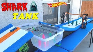 Hot Wheels vs Matchbox Shark Tank drift and jump challenge tournament race