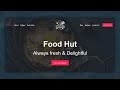 Responsive Restaurant Website design Using HTML CSS & Bootstrap | Food Website HTML And CSS