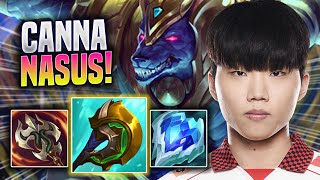 CANNA IS A GOD WITH NASUS! - DK Canna Plays Nasus TOP vs K'sante! | Preseason 2023