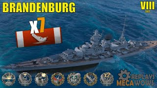 Brandenburg 7 Kills \u0026 138k Damage | World of Warships Gameplay